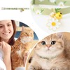 4Pcs Unique Daisy Cat Collar Lovely Comfortable Quick Release Kitten