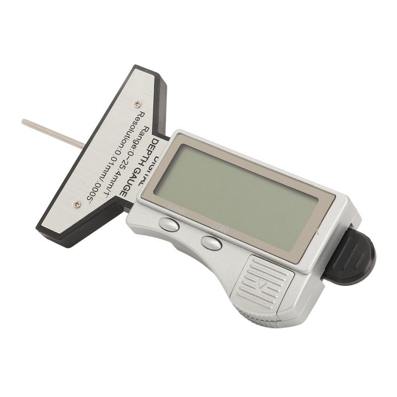 Digital Tire Depth Gauge Accurate Zeroable Car Tyre Meter Measurer