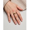 Melhill Gold Stacking Rings Set Zircon Minimalist Design Statement Jewelry