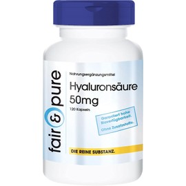 Fair & Pure® - Hyaluronic Acid Capsules 50 mg - Fermented and Vegan - 120 Capsules