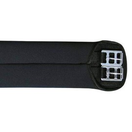 HKM 6281 Softopren Saddle Girth Softopren Roller Buckles, Black, 95