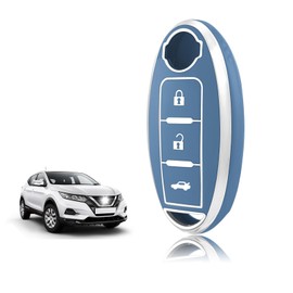 TOOMUME Key Case TPU Car Key Case Fits Nissan Qashqai J11 J12 Juke F15 Xtrail T32 Micra K13 K14 Infiniti Q50 QX60 EX35 FX45, Key Cover Protection Key Case - Case
