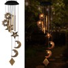 Solar Wind Chimes for Outside,Sun and Moon Wind Chime for