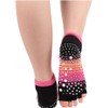 Toe Separator Socks; Toe Spacer Foot Alignment Sock (Black, One