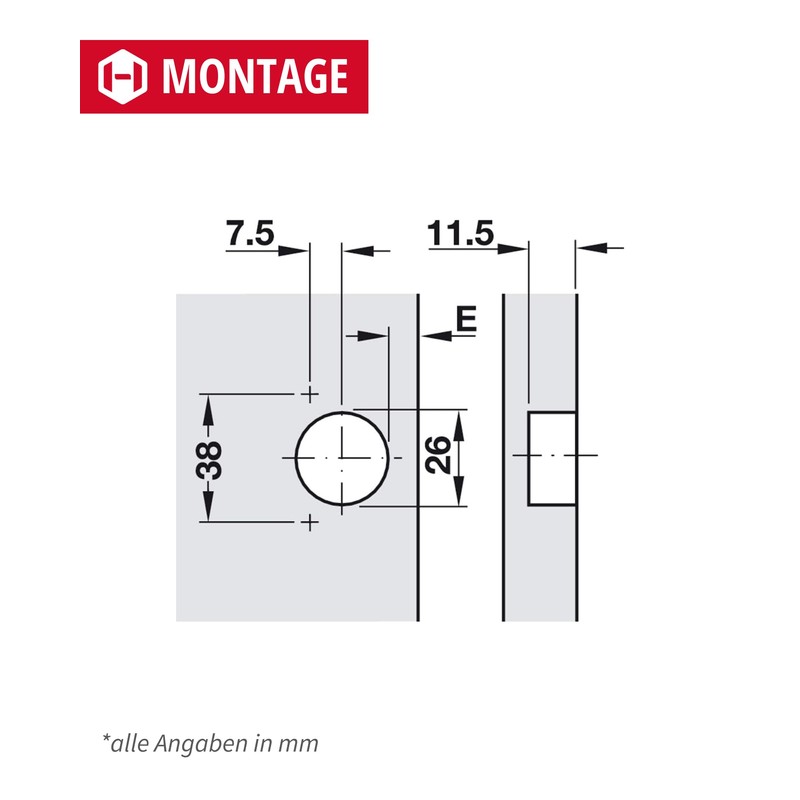 2 pieces short arm hinge, door hinge, furniture hinges, cabinet