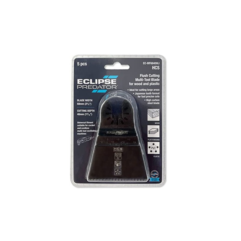 Eclipse Professional Tools EC-MF6840WJ Flush Cutting Multi-Tool Blade for Wood