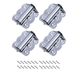 Stainless Steel Multifunction Butterfly Hinge for Window Auto Close Spring Hinge with Screws (4)