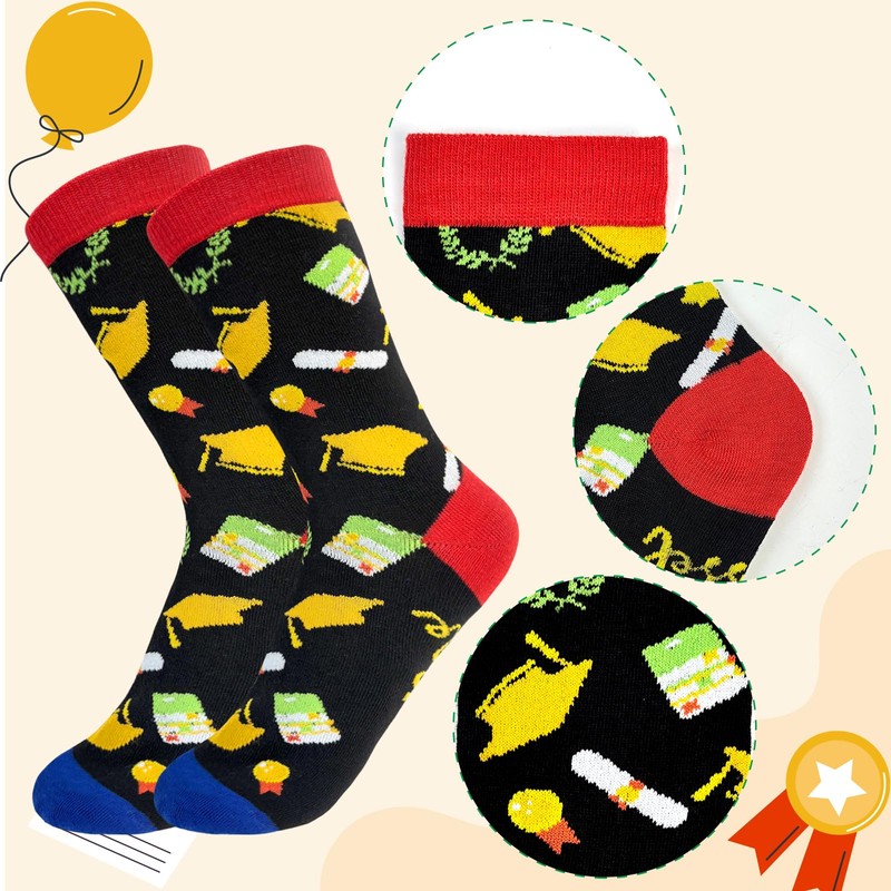 Asikkon Graduation Crew Socks Graduation Gifts for Her and Him