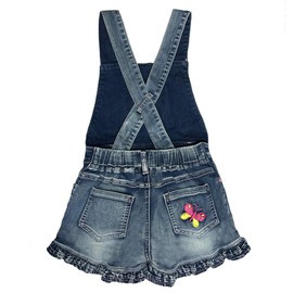 2-7T Little&Big Niños Niñas Monos y Peleles Babero Monos Gato Suspender Pantalones Cortos Jeans Pantalones, Gato, 2 Años