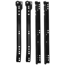 Gadpiparty Drawer Slide Rails for Furniture 2 Sectioned Easy to Install 12 Inches Metal Construction