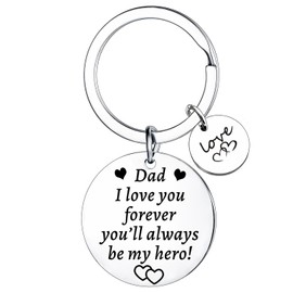 Waeceip Dad Gifts from Daughter Son Birthday Gifts Father’s Day Gifts for Dad Daddy Christmas Gifts for Daddy Key Ring Gifts (dad1)