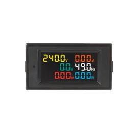 Taikemeti Electric Power Detector Multi-function Meter (AC 40-300V 100A) LCD Digital Display Current Voltage Power Energy Voltmeter Ammeter Multimeter