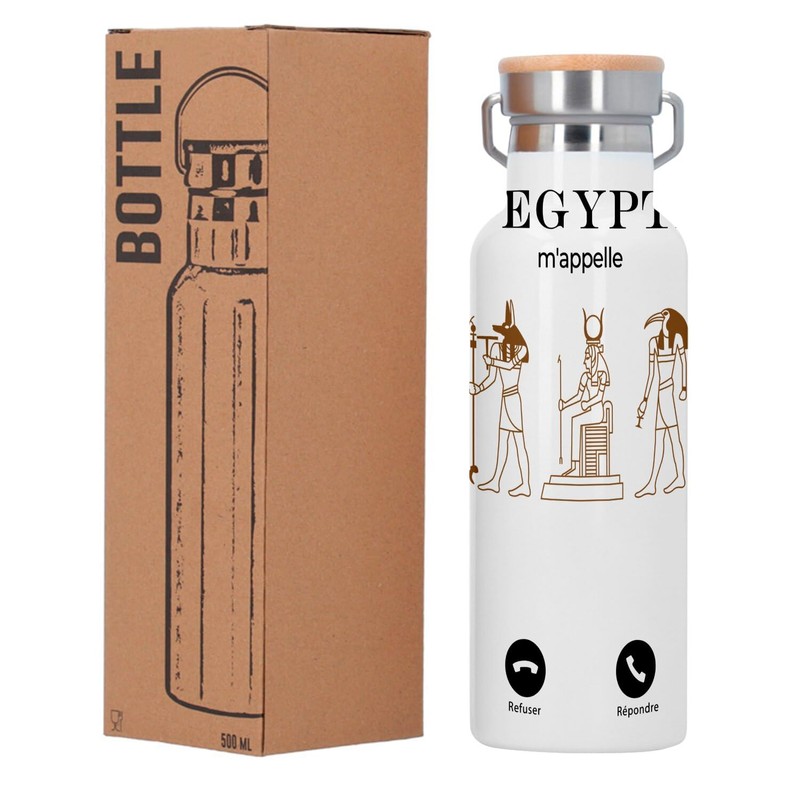 Edelstahlflasche Isolierte Thermosflasche - Ägypten nennt mich Reise Pyramiden Pharaonen