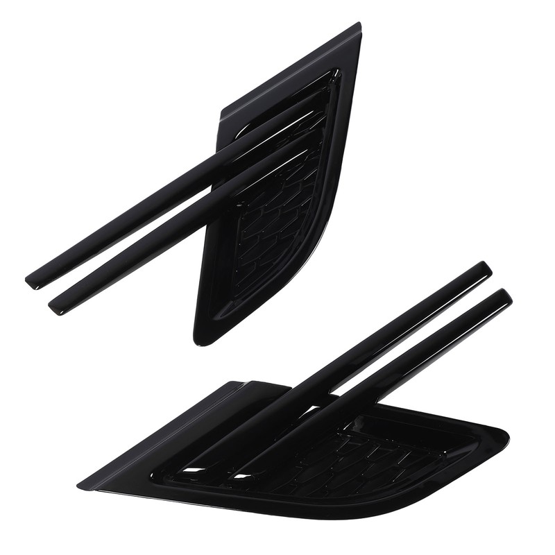 Car Side Vents Grille Trim LR062115 Gloss Black Air Vent
