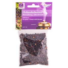 Berk Elderberries 30 g Incense Scented Woods, Herbs, Flowers for Smoking on Sieve and Charcoal, Natural Pure Incense for Relaxation, Cleaning