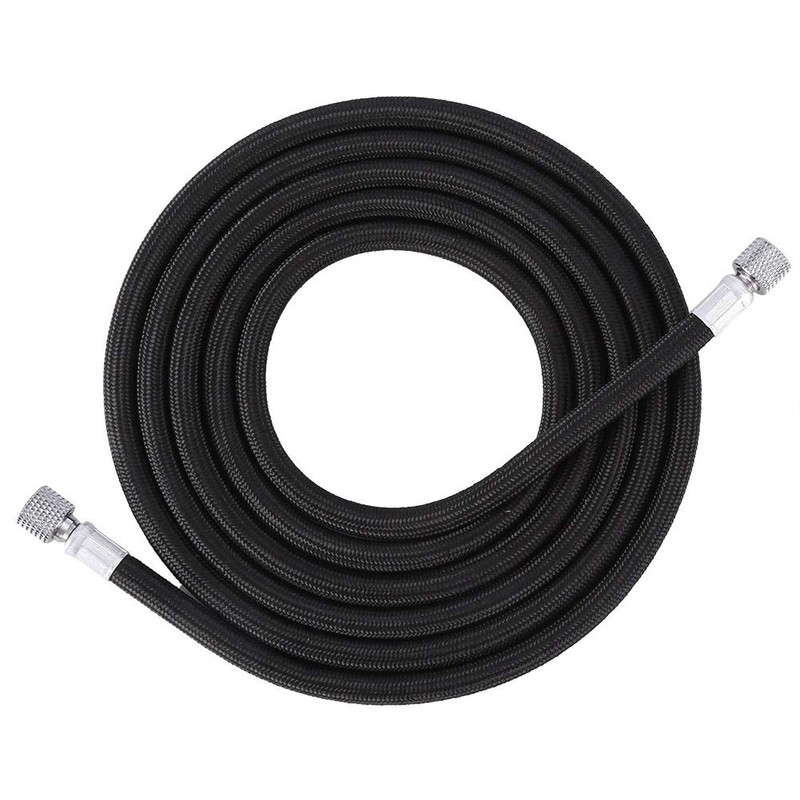 Braided Hose,1.8M EVA Braided Airbrush Hose Air Tube 1/8"-1/4" Adaptor