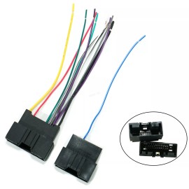 RED WOLF Car Radio Stereo Replacement Wiring Harness Plug Adapter for Ford Fiesta 2011-14