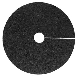 Rubberific 36" Recycled Rubber Mulch Tree Ring Easy Install Looks Like Real Mulch (3, Black)