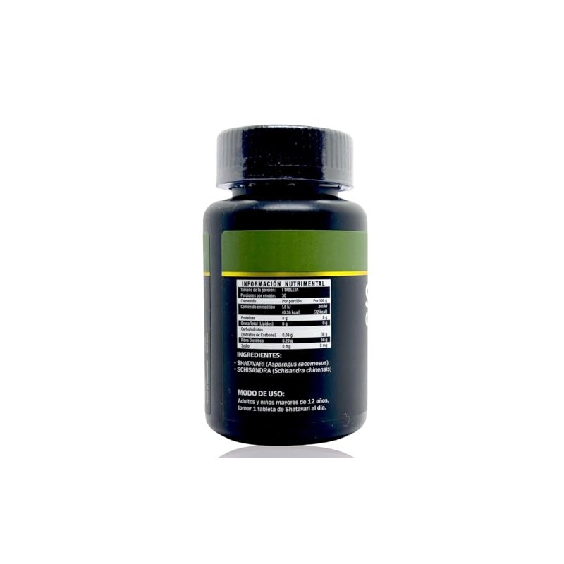 Shatavari con Schisandra 30 tabletas Vitesa Natural