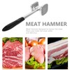 BESTOYARD Meat Tenderizer Meat Cutting Aluminum Double Sided Meat Hammer