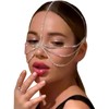 Multi-layered Rhinestone Tassel Chain Mask for Women Cosplay Crystal Face