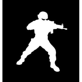 Tom Clancy Logo Decal Vinyl Sticker Makarios LLC |Cars Trucks Vans Walls Laptop MKR| White |5.75 x 4.75|MKR261