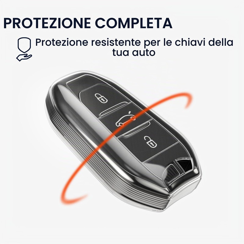 kwmobile Custodia Chiave Auto Compatibile con Fiat 600 600e Hybrid
