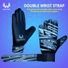 WEMORA Soccer Goalie Gloves with 5MM Strong Grip Palm Breathable