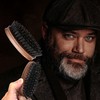 Mini Beard Brush for Men, Boar Bristle Beard Brush for