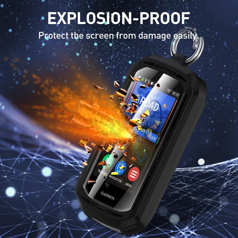 Suoman for Garmin Edge 1050 Case, [Anti-Scratch] TPU High Definition