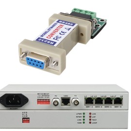 Create idea 1x RS232 to RS485 Serial Converter Adapter Communication Data Converter Compatible with EIA/TIA RS-232C Standard and RS-485 Standard