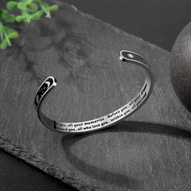 TONY & SANDY TONY & SANDY Gifts for College Girls Students Graduation Gifts for Her Him High School 2025 Cool 6th 8th Grade Middle Senior Masters Degree Nursing Grad Inspirational Bracelet