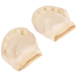 Minkissy Protective Foot Pad for Dancers Half Socks Toe Cushion Ballet Toe Protector Size s