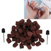 50 Pieces 180# Nail Art Sanding Cap, Nail Drill Polishing