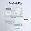 Roller Shade Chain Safety Clips 8 Pack Clear Cord Guide,