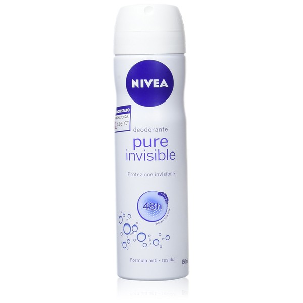 Nivea PURE INVISIBLE Anti-Perspirant Deodorant Spray for Women, 150 ML