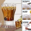 Buddeez Clear Drink 3.5 Gallon Plastic Beverage, Comes with Stand,