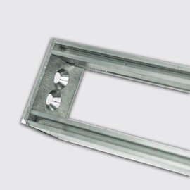 Synthrotek 1U Eurorack Case Brackets, PulpLogic Format, with 104HP Rails, 50 Slide Nuts