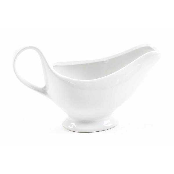 Alpina Gravy Boat Porcelain – Timeless – Simple, 250 ml, White