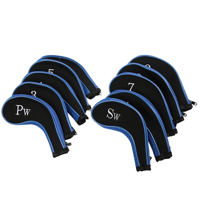 Golf Iron Covers Golf Club Iron Covers Neoprene 10Pcs Neoprene