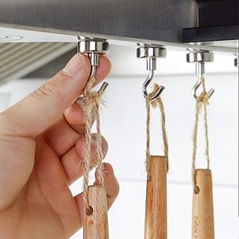 Super Strong Magnetic Pegboard Hook for Small Items - Extra Large 32mm (1pc) 1 Piece 5ea