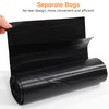 45 Gallon Large Garbage Bags, Heavy Duty Trash Bags, 200