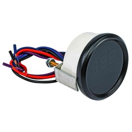 JEGS 41447 2-1/16" Green LED Transmission Temp Gauge