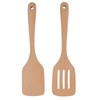 Cooking Spatulas, Kitchen Spatulas, Wooden Spatula Set with Leaking Shovel