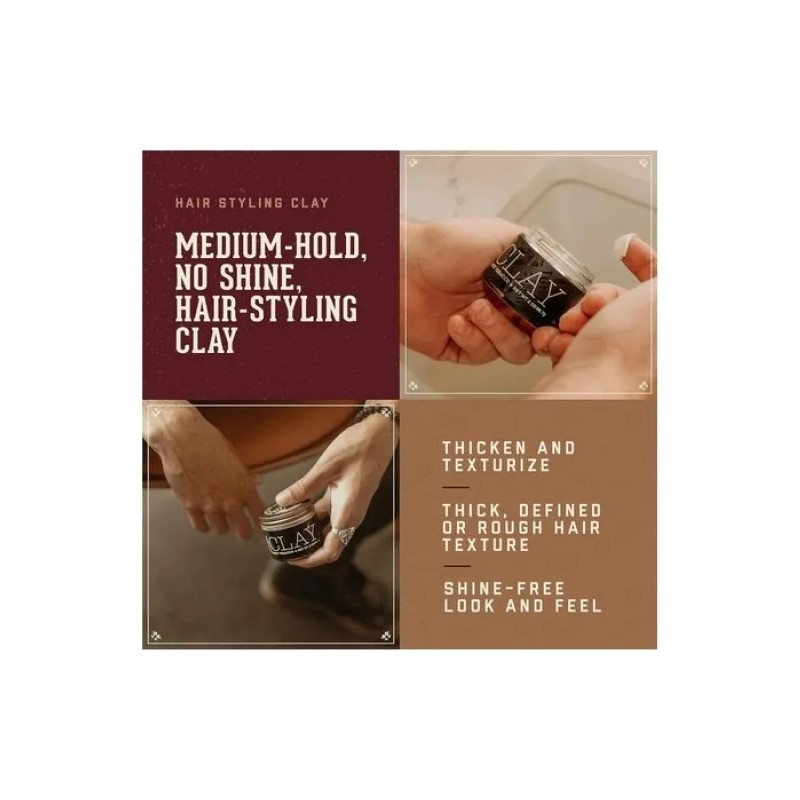18.21 Man Made Cera Modeladora En Arcilla Sweet Tobacco 60ml