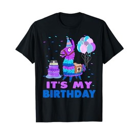It's My Birthday For Llama Party T-Shirt
