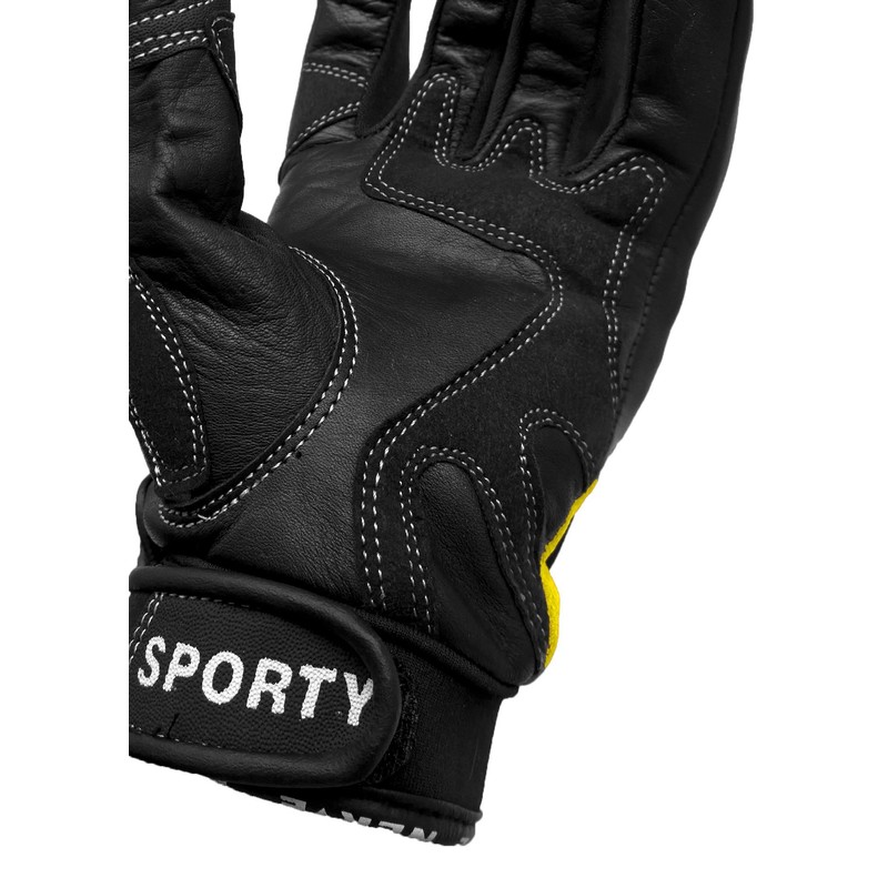 Nerve Sporty Handschuhe, Schwarz/Gelb, 11