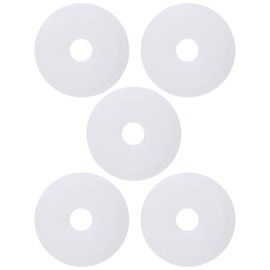 Be In Your Mind 5PCS White Silicone Seal Washer Toilet Flush Valve Base Clear Washers OE AH0007100R Compatible with Roca Dual Flush Valves 68x16mm