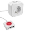 ANSMANN Energy-Saving AES3.2 Power Socket Adaptor, Programmable Switchable Power Socket
