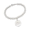 Ross-Simons Monogram Disc Charm - Italian 6mm Sterling Silver Bead